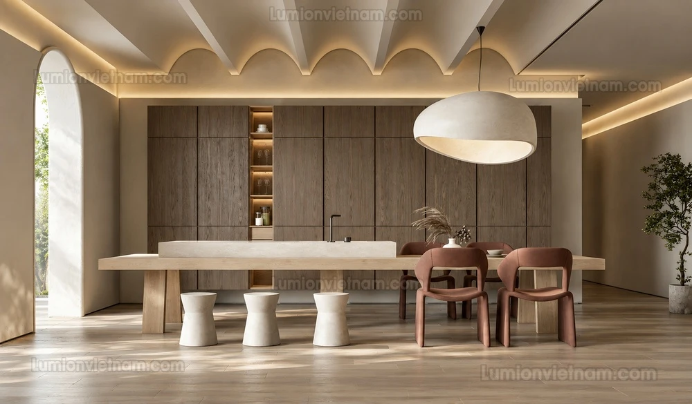 260918 Wabi sabi style Dining room 8 Sketchup Model