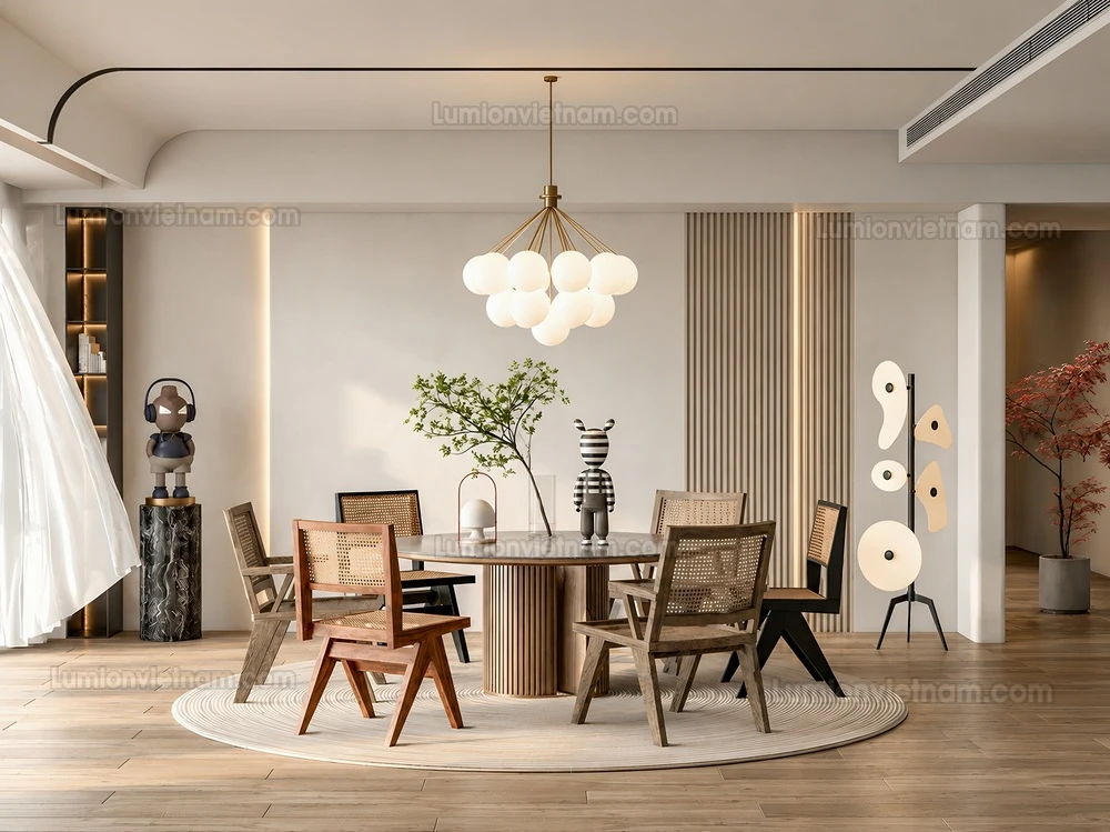 260918 Wabi sabi style Dining room 9 Sketchup Model
