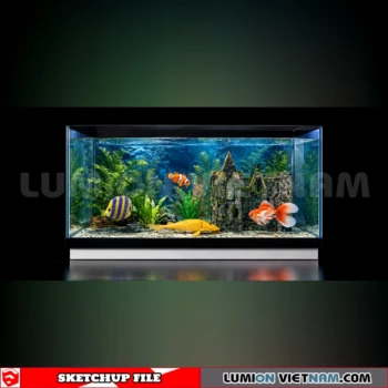 260929 Aquarium and Fish Tank 1 Sketchup Model