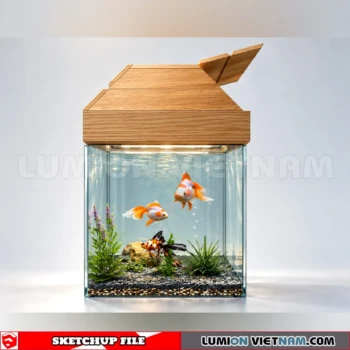 260929 Aquarium and Fish Tank 11 Sketchup Model