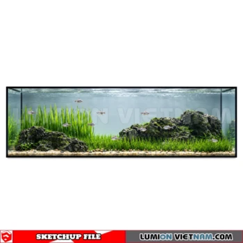 260929 Aquarium and Fish Tank 12 Sketchup Model