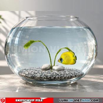 260929 Aquarium and Fish Tank 13 Sketchup Model