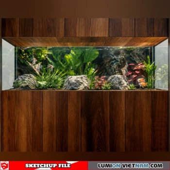 260929 Aquarium and Fish Tank 15 Sketchup Model