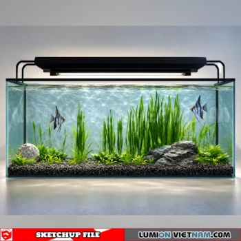260929 Aquarium and Fish Tank 17 Sketchup Model