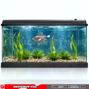 260929 Aquarium and Fish Tank 18 Sketchup Model