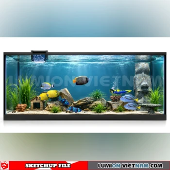 260929 Aquarium and Fish Tank 19 Sketchup Model