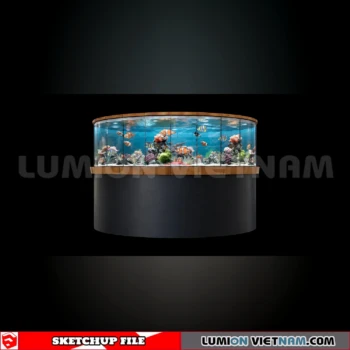 260929 Aquarium and Fish Tank 2 Sketchup Model