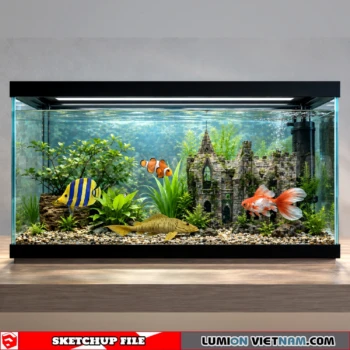 260929 Aquarium and Fish Tank 20 Sketchup Model