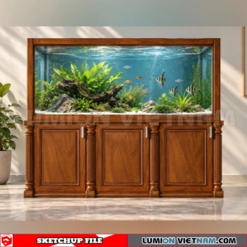 260929 Aquarium and Fish Tank 22 Sketchup Model