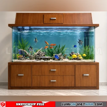260929 Aquarium and Fish Tank 23 Sketchup Model