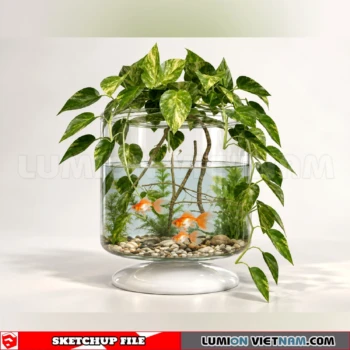 260929 Aquarium and Fish Tank 28 Sketchup Model