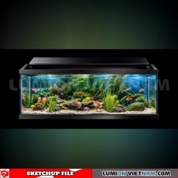 260929 Aquarium and Fish Tank 3 Sketchup Model