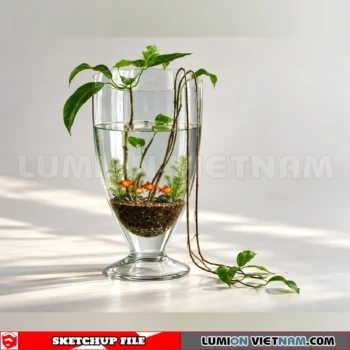 260929 Aquarium and Fish Tank 30 Sketchup Model