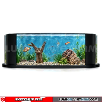 260929 Aquarium and Fish Tank 35 Sketchup Model