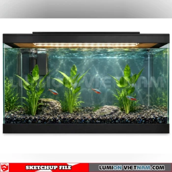 260929 Aquarium and Fish Tank 37 Sketchup Model