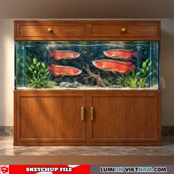 260929 Aquarium and Fish Tank 38 Sketchup Model