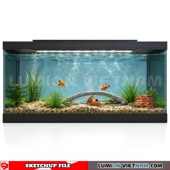 260929 Aquarium and Fish Tank 39 Sketchup Model
