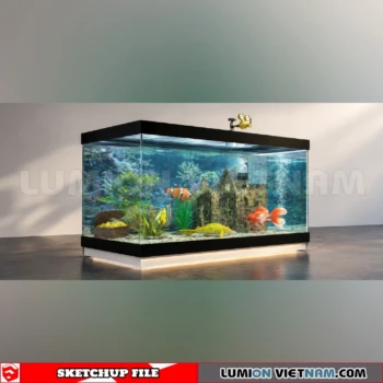 260929 Aquarium and Fish Tank 4 Sketchup Model