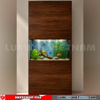 260929 Aquarium and Fish Tank 42 Sketchup Model