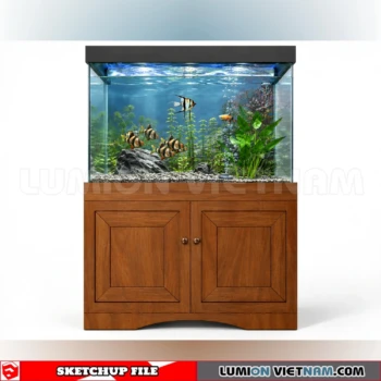 260929 Aquarium and Fish Tank 43 Sketchup Model