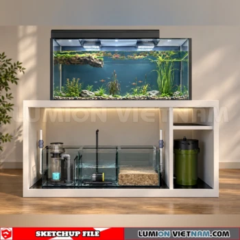 260929 Aquarium and Fish Tank 44 Sketchup Model