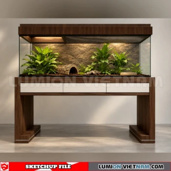 260929 Aquarium and Fish Tank 46 Sketchup Model