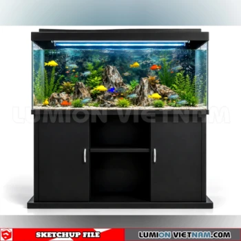 260929 Aquarium and Fish Tank 48 Sketchup Model