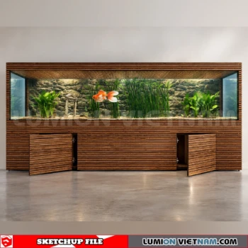260929 Aquarium and Fish Tank 49 Sketchup Model