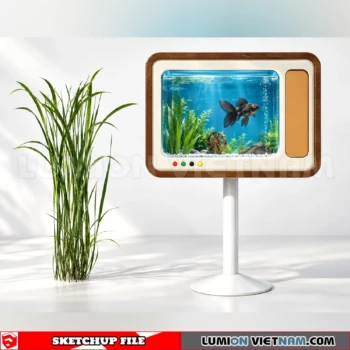 260929 Aquarium and Fish Tank 51 Sketchup Model