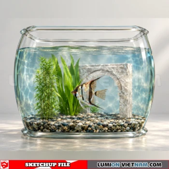260929 Aquarium and Fish Tank 52 Sketchup Model