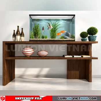 260929 Aquarium and Fish Tank 57 Sketchup Model