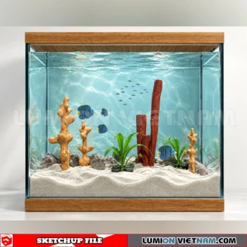 260929 Aquarium and Fish Tank 59 Sketchup Model