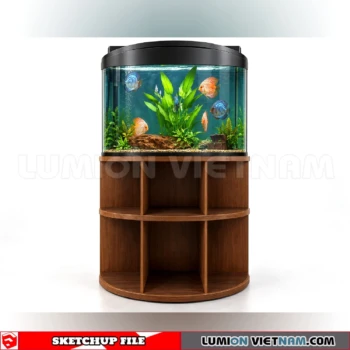 260929 Aquarium and Fish Tank 64 Sketchup Model