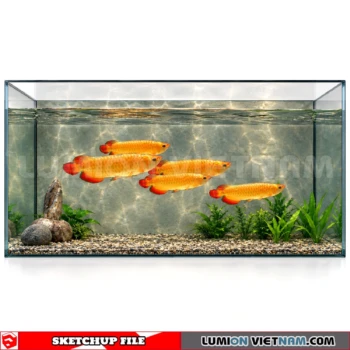260929 Aquarium and Fish Tank 67 Sketchup Model