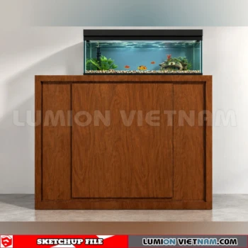 260929 Aquarium and Fish Tank 68 Sketchup Model