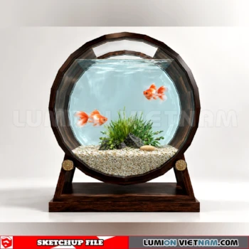 260929 Aquarium and Fish Tank 7 Sketchup Model