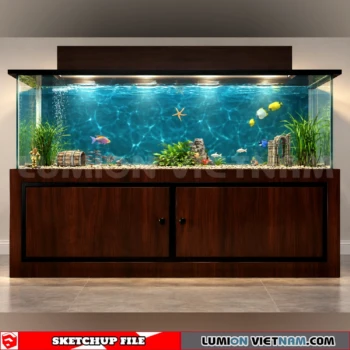 260929 Aquarium and Fish Tank 71 Sketchup Model