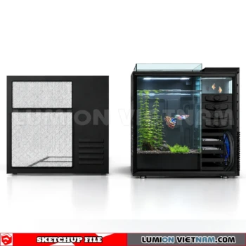 260929 Aquarium and Fish Tank 73 Sketchup Model