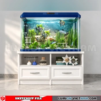 260929 Aquarium and Fish Tank 74 Sketchup Model