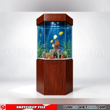 260929 Aquarium and Fish Tank 75 Sketchup Model