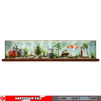 260929 Aquarium and Fish Tank 77 Sketchup Model