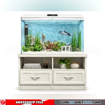 260929 Aquarium and Fish Tank 8 Sketchup Model