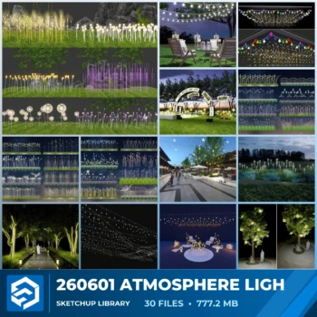 260601 Atmosphere Ligh Sketchup Models Collection