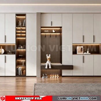 260930 Shoe Cabinet 10 Sketchup Model