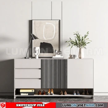260930 Shoe Cabinet 14 Sketchup Model