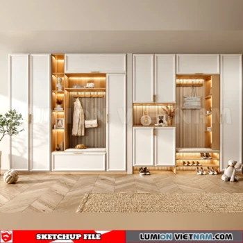 260930 Shoe Cabinet 19 Sketchup Model