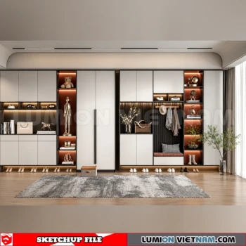 260930 Shoe Cabinet 20 Sketchup Model
