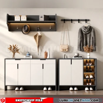 260930 Shoe Cabinet 28 Sketchup Model