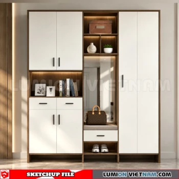 260930 Shoe Cabinet 33 Sketchup Model