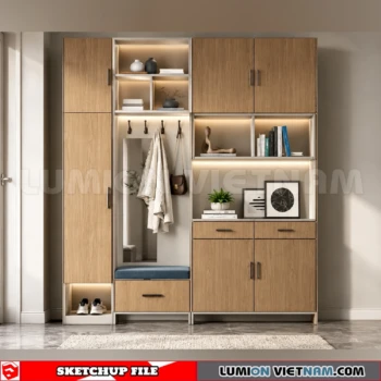 260930 Shoe Cabinet 39 Sketchup Model